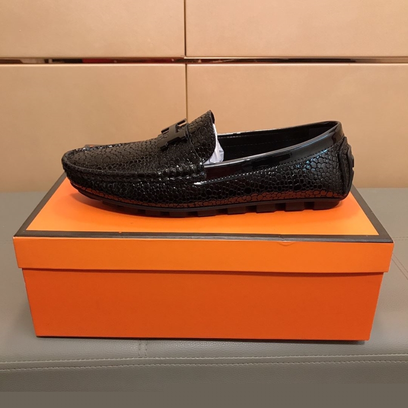 H**mes leather shoes